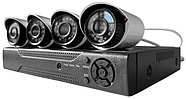 Комплект відеоспостереження з відеореєстратором та 4 камери 0.3Мп AHD 6145AHD-P4, фото 4