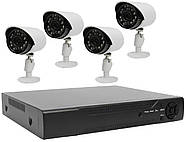 Комплект відеоспостереження з відеореєстратором та 4 камери 0.3Мп AHD 6145AHD-P4, фото 3