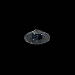 Заглушка для конфірмата д12 чорна Меблева кришка - ковпачок під конфермат пластикова