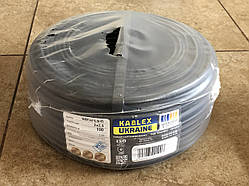 Електричний мідний двожильний дріт ВВГнг-LS-П 2х2,5 мм2 довжина 100 м напруга 0,66 кВ (KABLEX-Одеса)