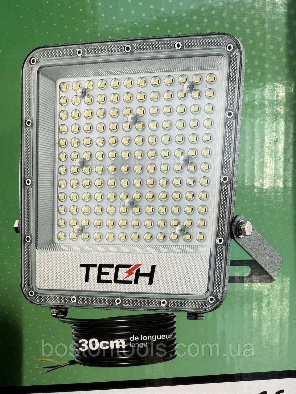 Світлодіодний Led прожектор TECH 100w; тепле світло 3000к, фото 1