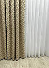 Штора з візерунком "Скандинавія" преміум якості, колір бежевий, фото 10