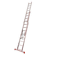 Драбина алюмінієва трьохсекційна SCALA.TOP FLEXIREACH 3x8 сходинок (98-3008)