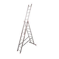 Драбина алюмінієва трьохсекційна SCALA.TOP FLEXIREACH 3x9 сходинок (98-3009)