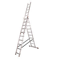 Драбина алюмінієва трьохсекційна SCALA.TOP FLEXIREACH 3x10 сходинок (98-3010)