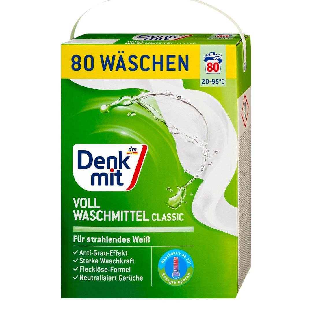 Порошок для прання  Denkmit  Vollwaschmittel Classic 5.2 кг, фото 1