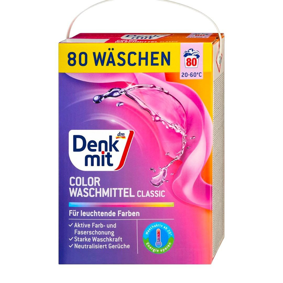 Порошок для прання  Denkmit  Colorwaschmittel Classic 5.2 кг, фото 1
