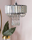Красива люстра ADORN металева світло-сіра, фото 5