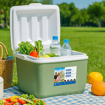Сумка холодильник 16л (32×28×25см), Зелений / Термосумка / Термобокс / Сумка термос
