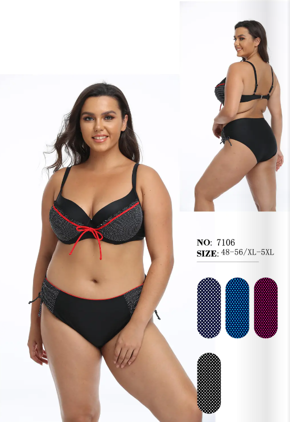 Купальник Fuba.Vi блискіт Синьо-червоний, фото 1