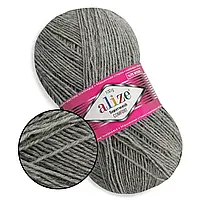 Пряжа Alize Superwash  Сірий меланж №21