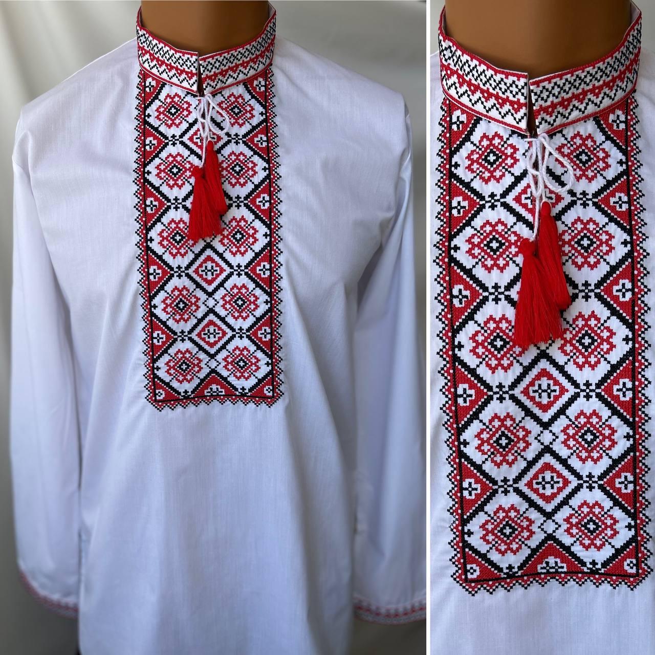 Вишииванка чоловіча "Француз" з попліну, фото 1