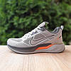 Чоловічі кросівки Nike Zoom Winflo Grey Orange Сірі Взуття Найк Зум Вінфло текстиль сітка демісезон, фото 4