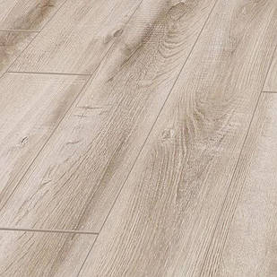 Ламінат VITALITY Style Aqua Protect Дуб піщаний 386 в спальню коридор кухню 32 клас 8мм з фаскою