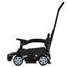 Дитяча каталка-толокар Mercedes 668L з батьківською ручкою 2 в 1 Чорний, фото 2