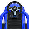 Дитяча каталка-толокар Mercedes 668L з батьківською ручкою 2 в 1 Синій, фото 4