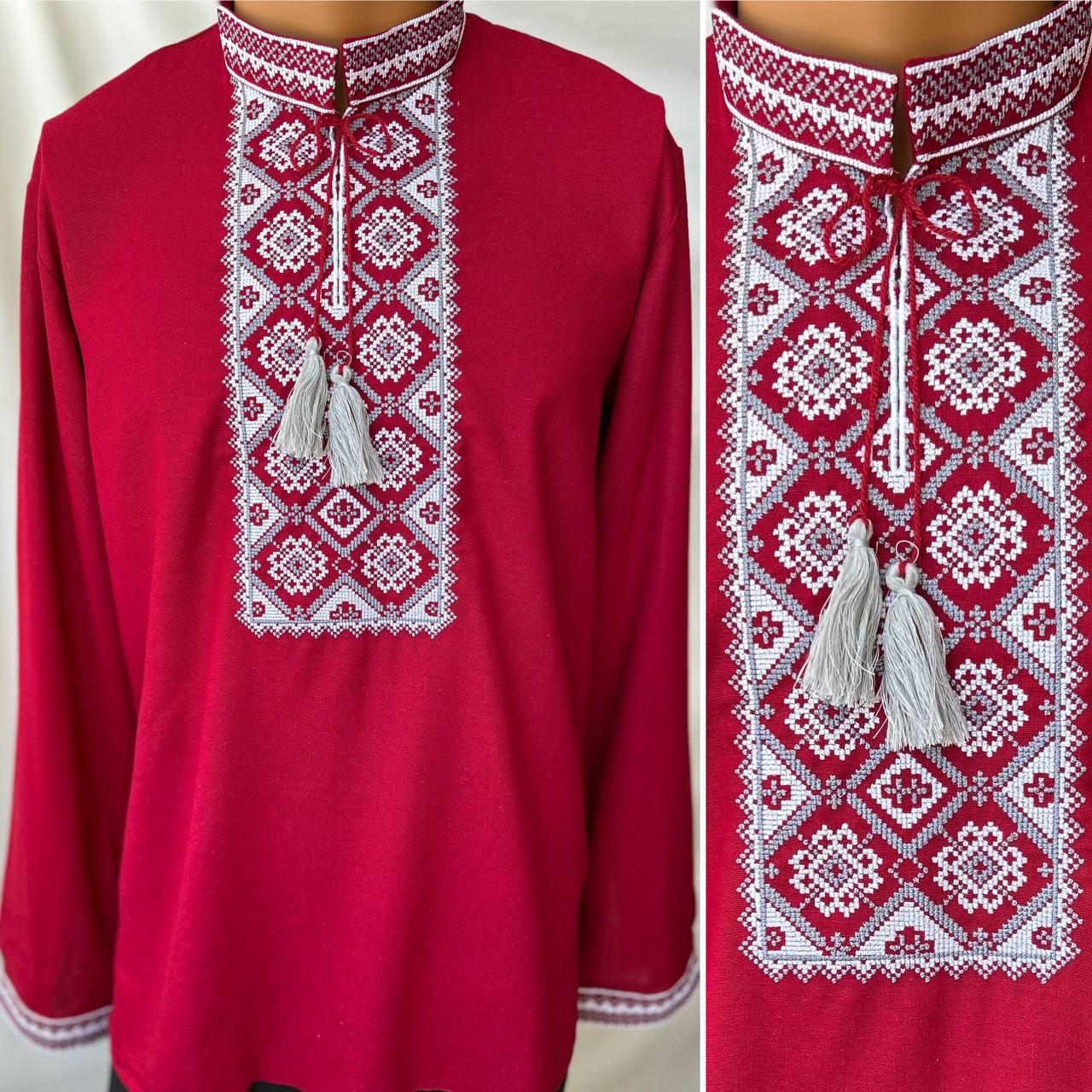 Вишиванка чоловіча "Француз" лляна, фото 1