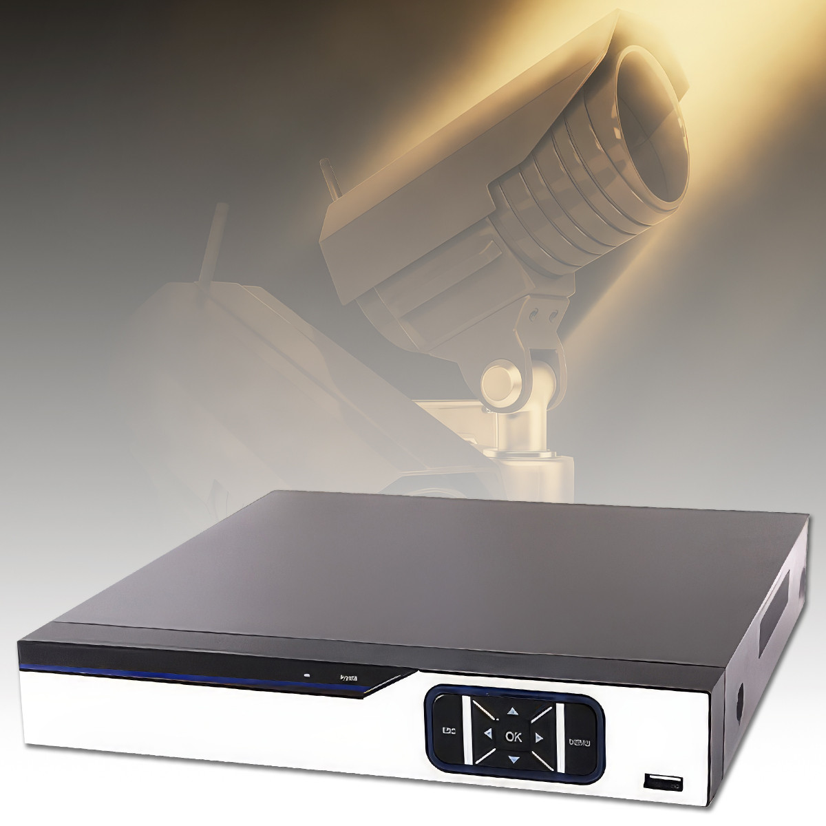 Реєстратор для камер відеоспостереження на 16 каналів AHD 6016T-LM HD DVR-1080 16 Cam, фото 1