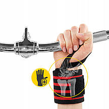 Бинти для зап'ястків (кистьові бинти) 4FIZJO Wrist Wraps 4FJ0257 Poland, фото 2