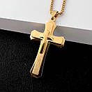 Хрестик з нержавіючої медичної сталі, фото 2