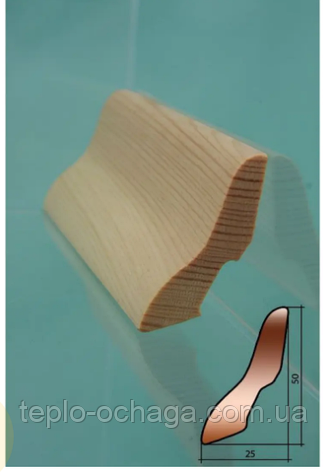 Плінтус 554 Липа зібраний натур, фото 1