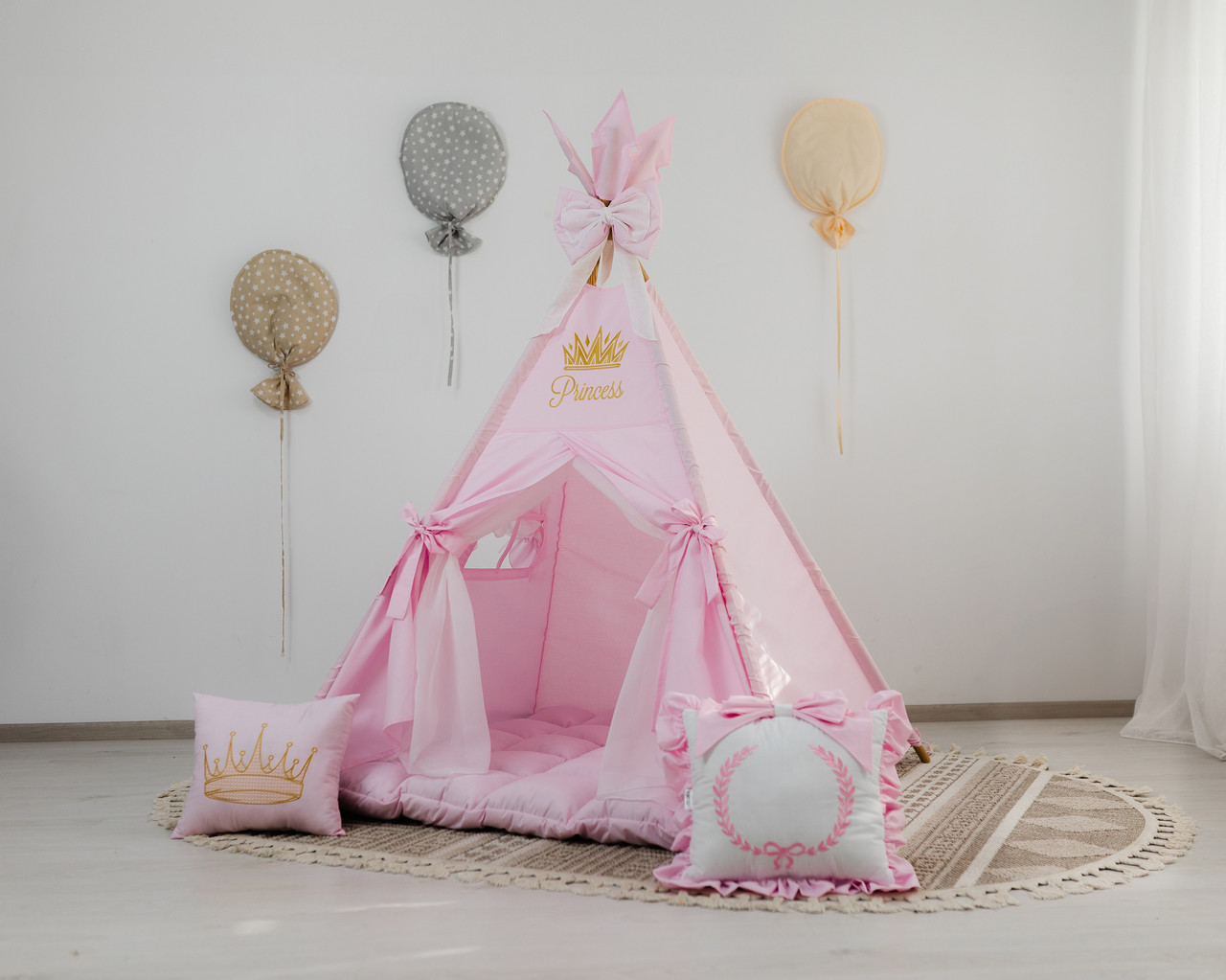 Намет дитячий Вігвам для дітей курінь для ігор Принцеса БОН БОН Повний комплект!, фото 1