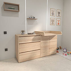 Пеленальній комод Дрім дуб сонома