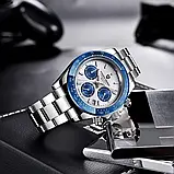 Наручний годинник Pagani Design PD-1644 Blue/White — Стиль та Надійність у Класичному Виконанні, фото 2