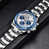 Наручний годинник Pagani Design PD-1644 Blue/White — Стиль та Надійність у Класичному Виконанні, фото 5