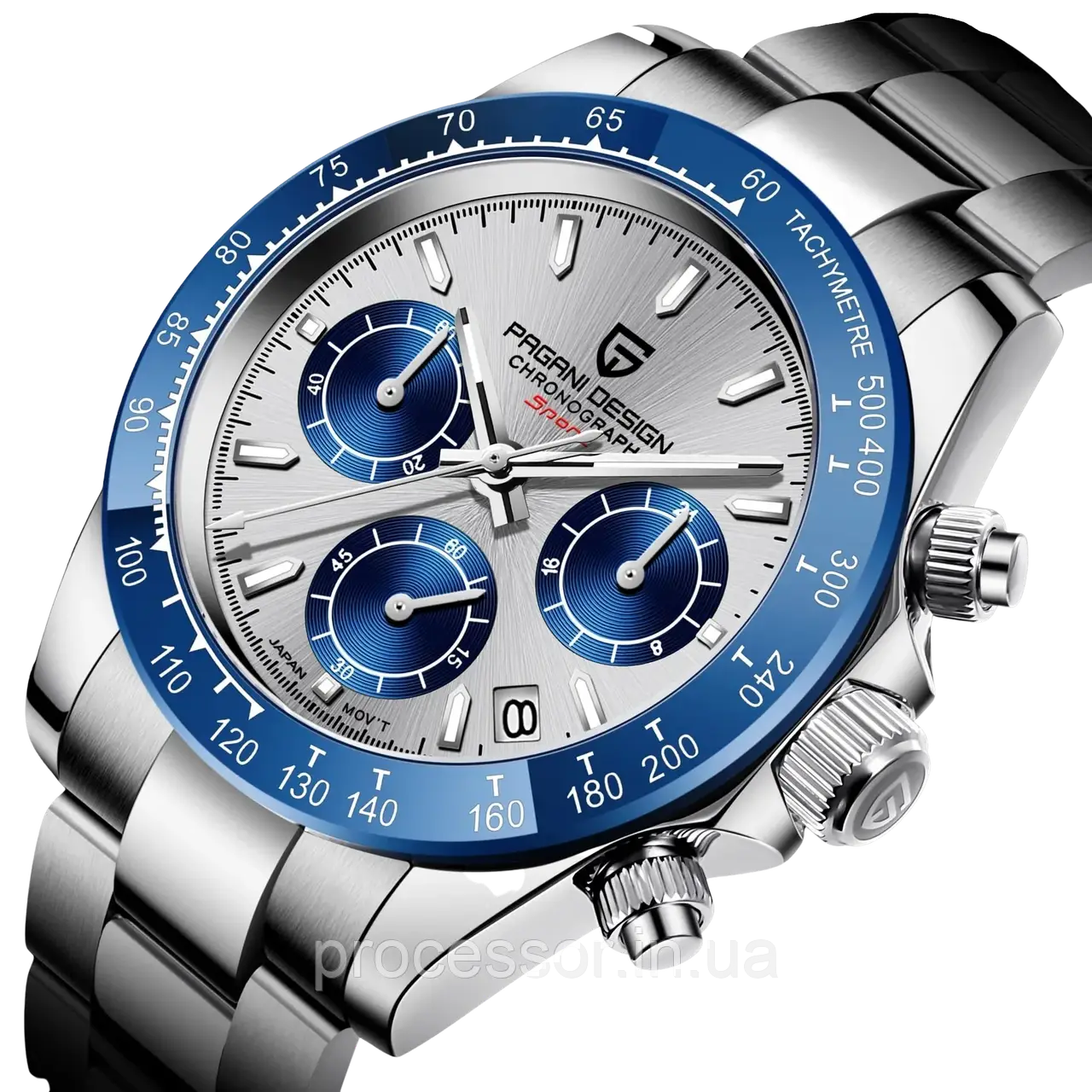 Наручний годинник Pagani Design PD-1644 Blue/White — Стиль та Надійність у Класичному Виконанні, фото 1