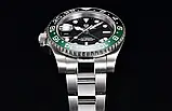 Чоловічий наручний годинник Pagani Design PD-1662 Green/Silver, фото 4