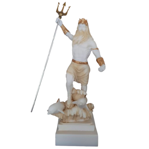 Фігура з алебастра Maska Поссейдон h-23 см (395-0692P), фото 1