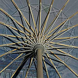 Парасолька для фотосесій блакитна з китицями | китайська традиційна парасолька Небесна пагода, фото 3