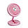Міні вентилятор на акумуляторі складаний Mini Fan W1646 Рожевий - маленький настільний вентилятор USB, фото 5