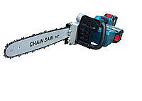 Акумуляторна ланцюгова пила для обрізання гілок Дачна пила Потужна садова пила 64в 8а