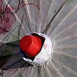 Рожева літня парасолька від сонця зі стрічками для фотографій Літній день, фото 8