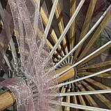 Рожева літня парасолька від сонця зі стрічками для фотографій Літній день, фото 5