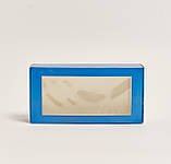 Коробочка для макарон солодощів з крейдованого картону 200*100*60 новорічна, фото 2