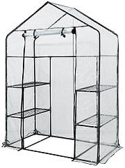 Tools Парник складаний 195х143х73, 4 полиці, ПВХ плівка, зелений Neo