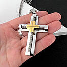 Хрестик з нержавіючої медичної сталі, фото 3