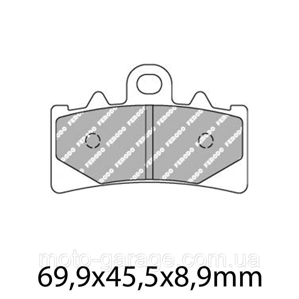 Колодки гальмівні BMW C400X, G310R, G310S, C400GT, FDB2266,FANTIC CABALLERO,, фото 1