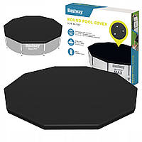 Тент захисне покриття для круглого каркасного басейну Bestway діаметр покриття 305 см (58036)