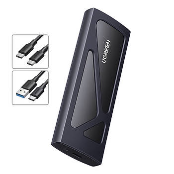 Зовнішній корпус кишеня для жорсткого диска SSD UGREEN CM578 M.2 NVMe Enclosure PCle 3.0 - USB 3.2 Gen 2 (чорний)