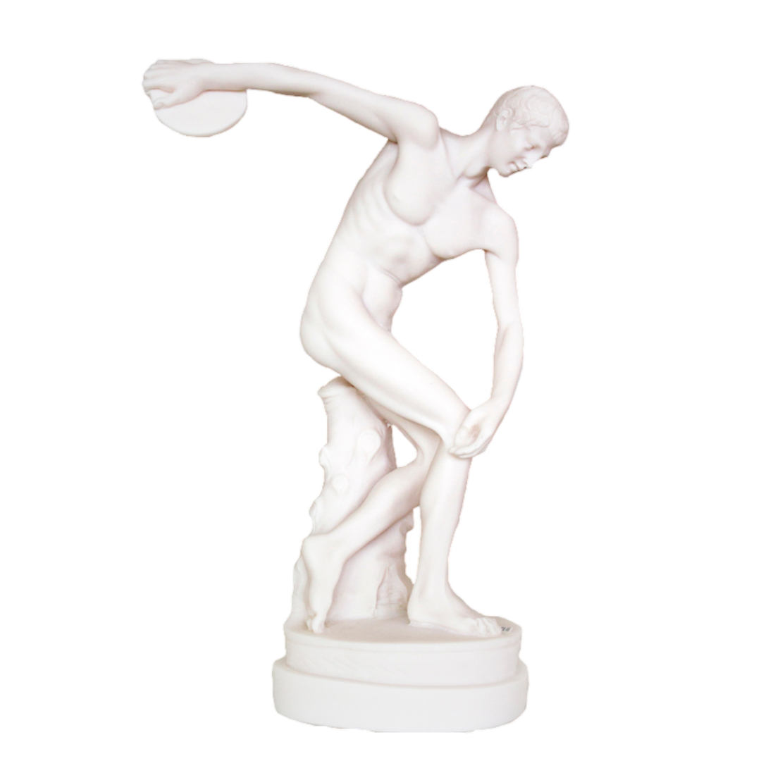 Фігура з алебастра з Maska Дискобол, h-36 см (395-0187), фото 1