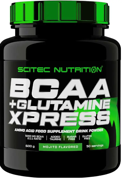Bcaa Амінокислоти Глютамін Scitec Nutrition BCAA + Glutamine Xpress 600 г мохіто