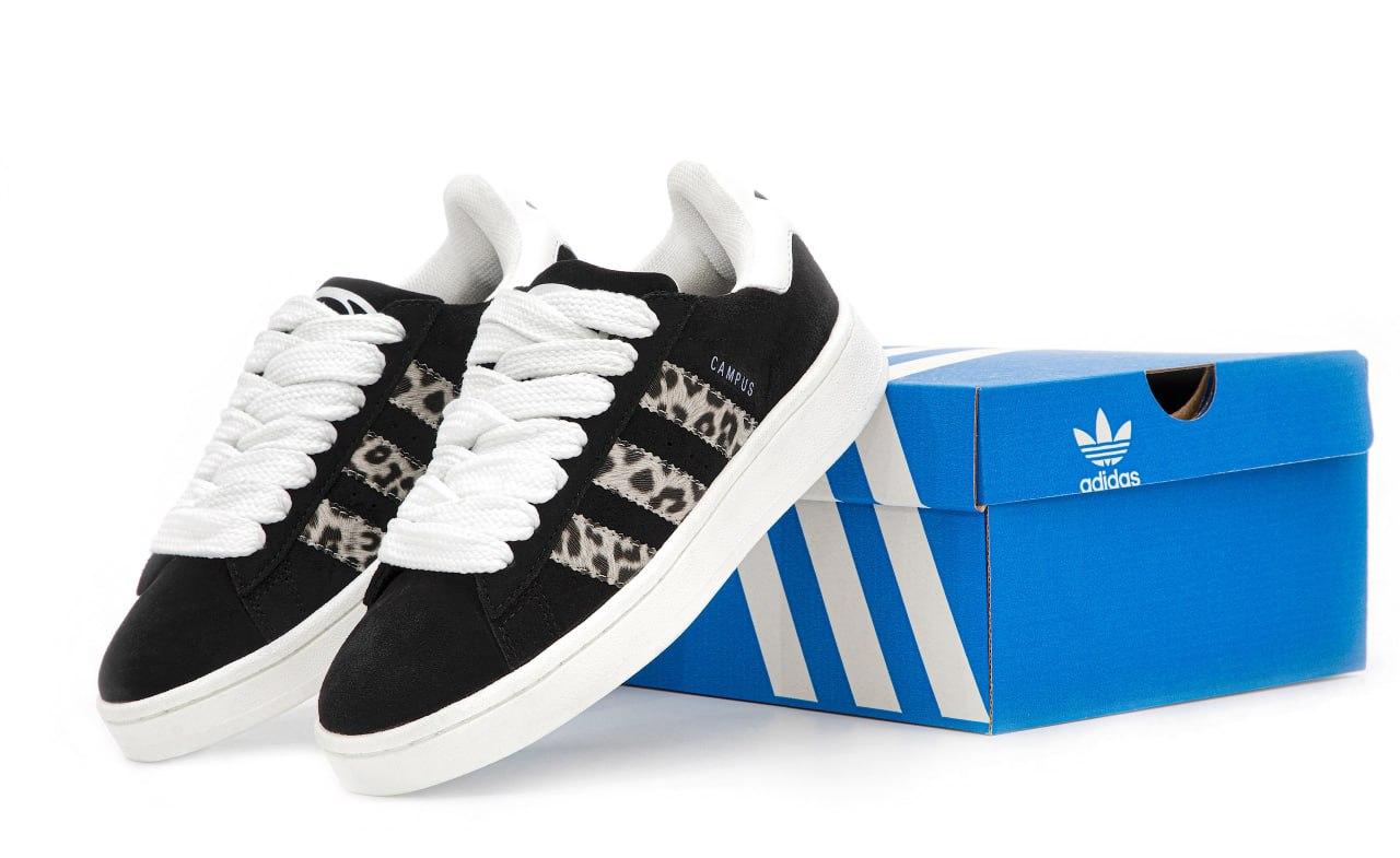 Жіночі чорні Кросівки Adidas Campus, фото 1