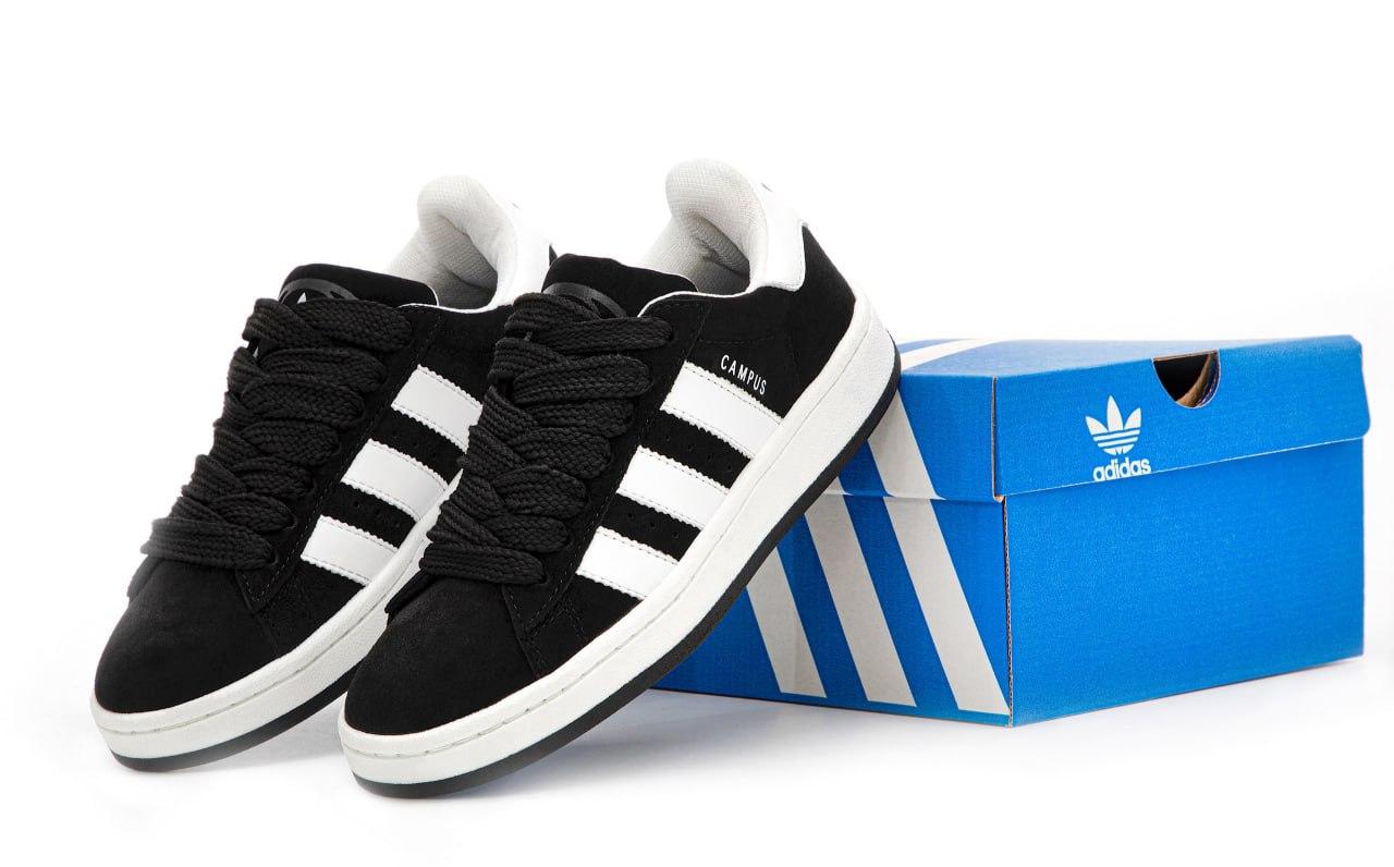Жіночі чорні Кросівки Adidas Campus, фото 1