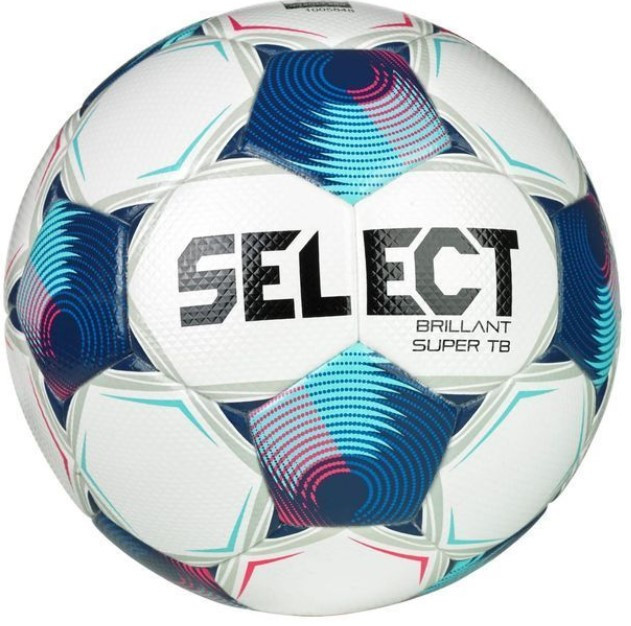 М`яч футбольний Select Brillant Super FIFA TB v25 біло-синій Уні (розмір 5) 361500-002, фото 1