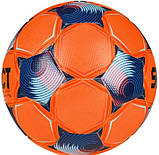 М`яч футбольний Select Brillant Super FIFA TB v25 помаранчевий-синій Уні (розмір 5) 361500-662, фото 2