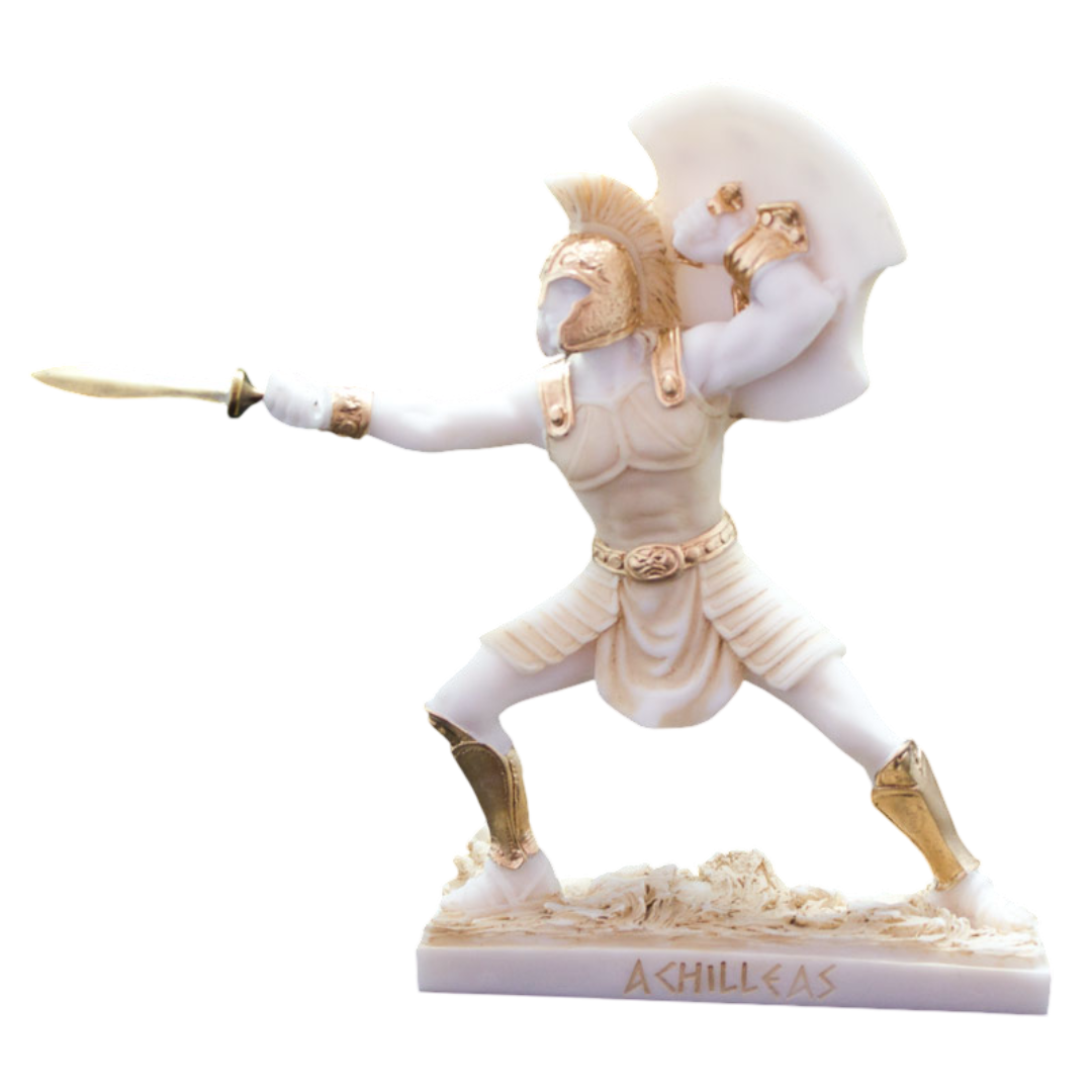 Фігура з алебаста Maska Ахіллес, h-19 см (395-0694P), фото 1